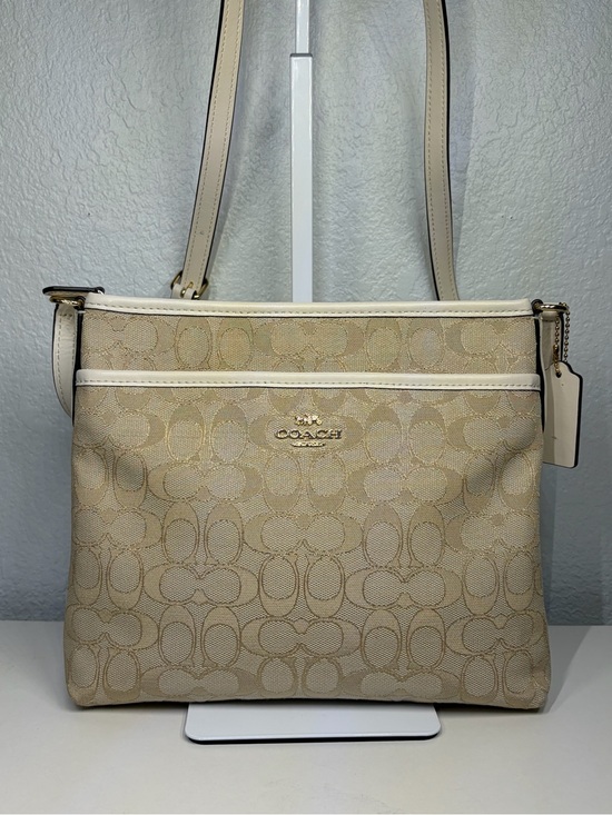 Coach Handbags - NWOT COACH SIGNATURE CANVAS FILE CROSSBODY BAG #F29960